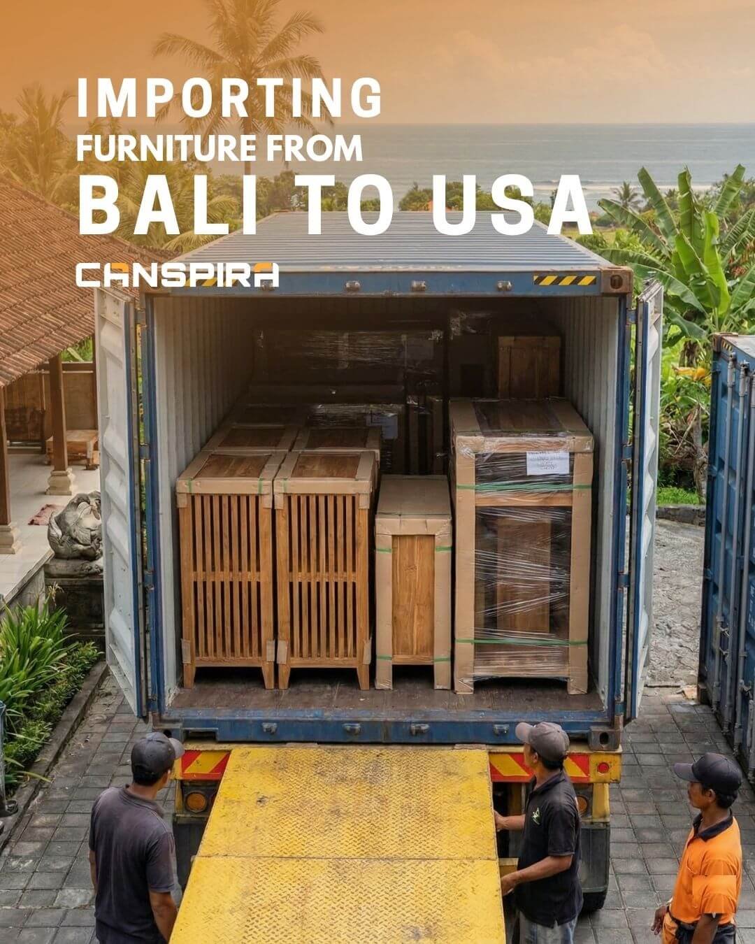 importing furniture from bali to usa