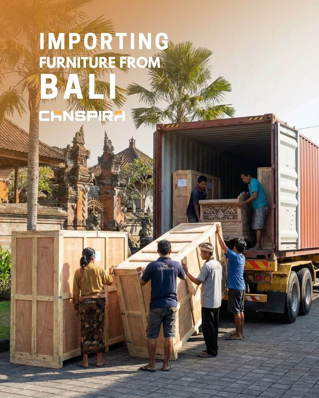 importing furniture from bali
