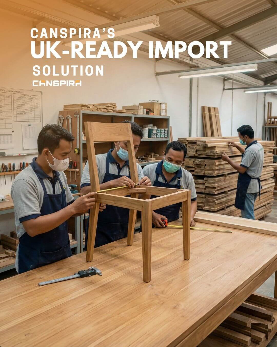 importing furniture from bali to uk cost