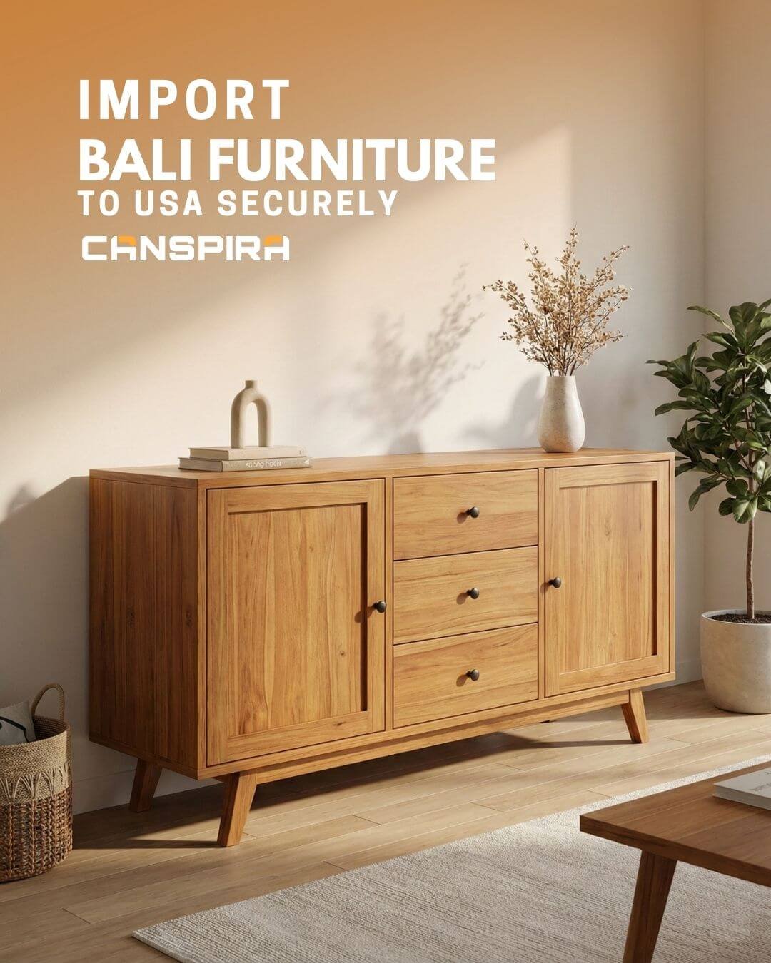 importing furniture from bali to usa cost