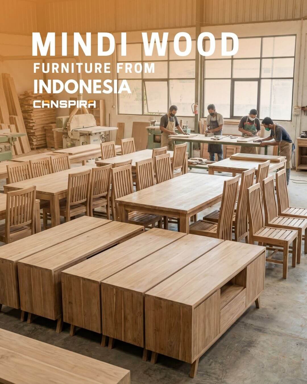 mindi wood furniture from indonesia