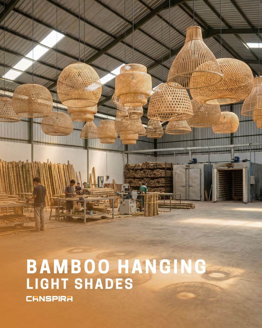 bamboo hanging light shades