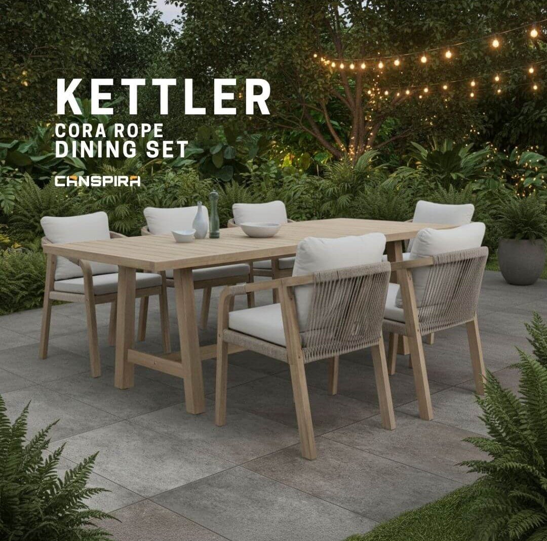 kettler cora rope dining set