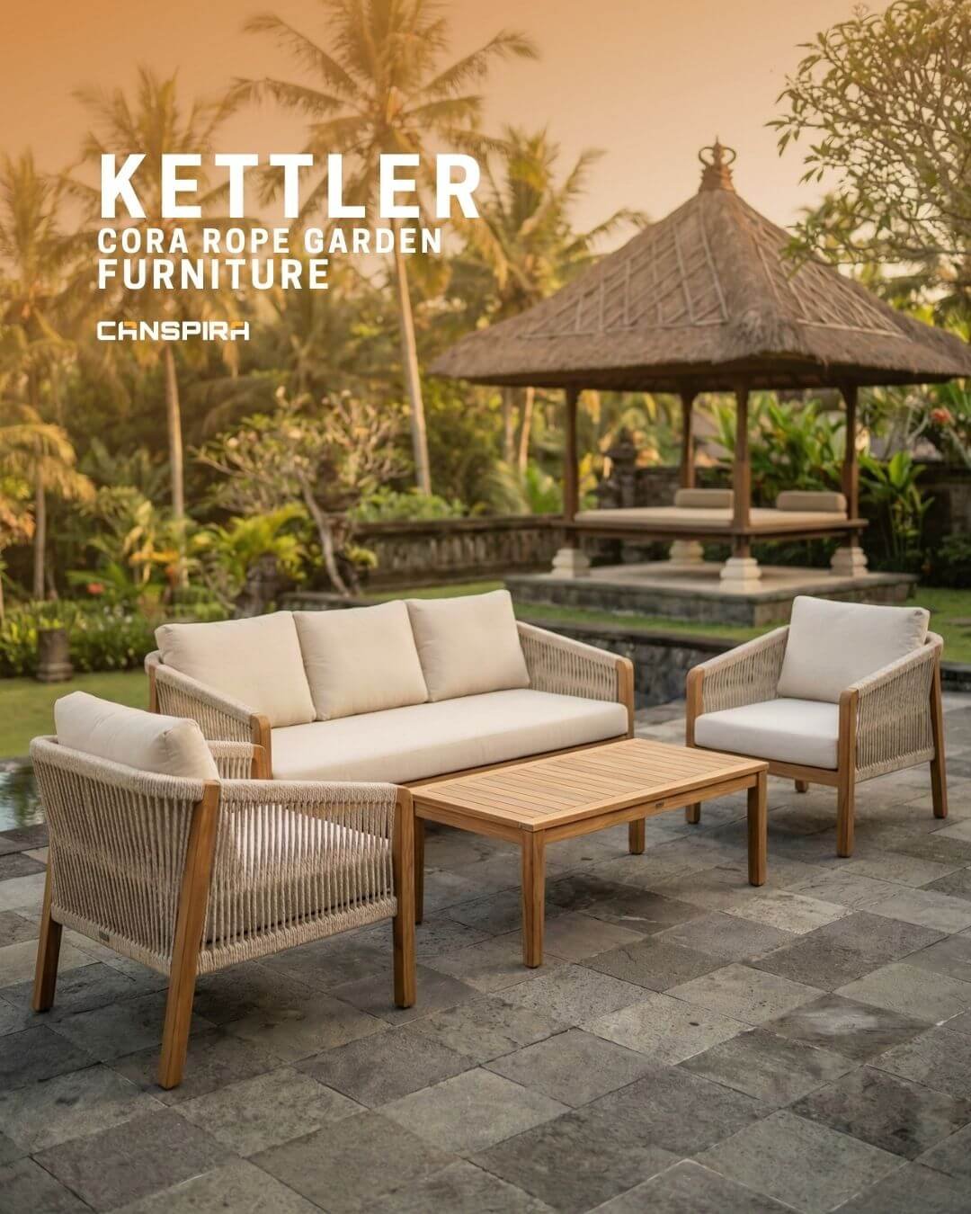 kettler cora rope garden furniture