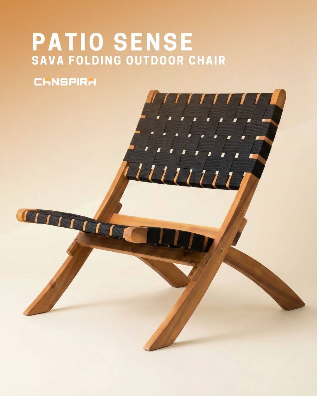 patio sense sava folding outdoor chair