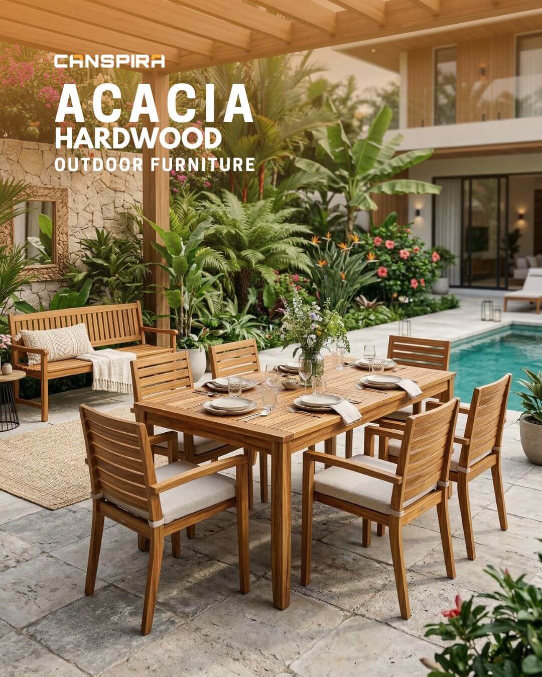 acacia hardwood outdoor furniture