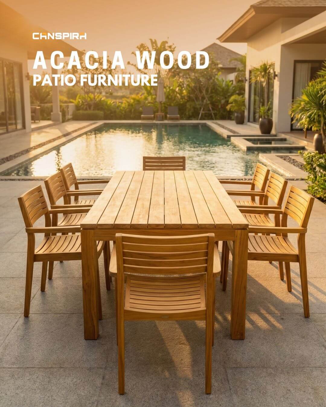 acacia wood patio furniture