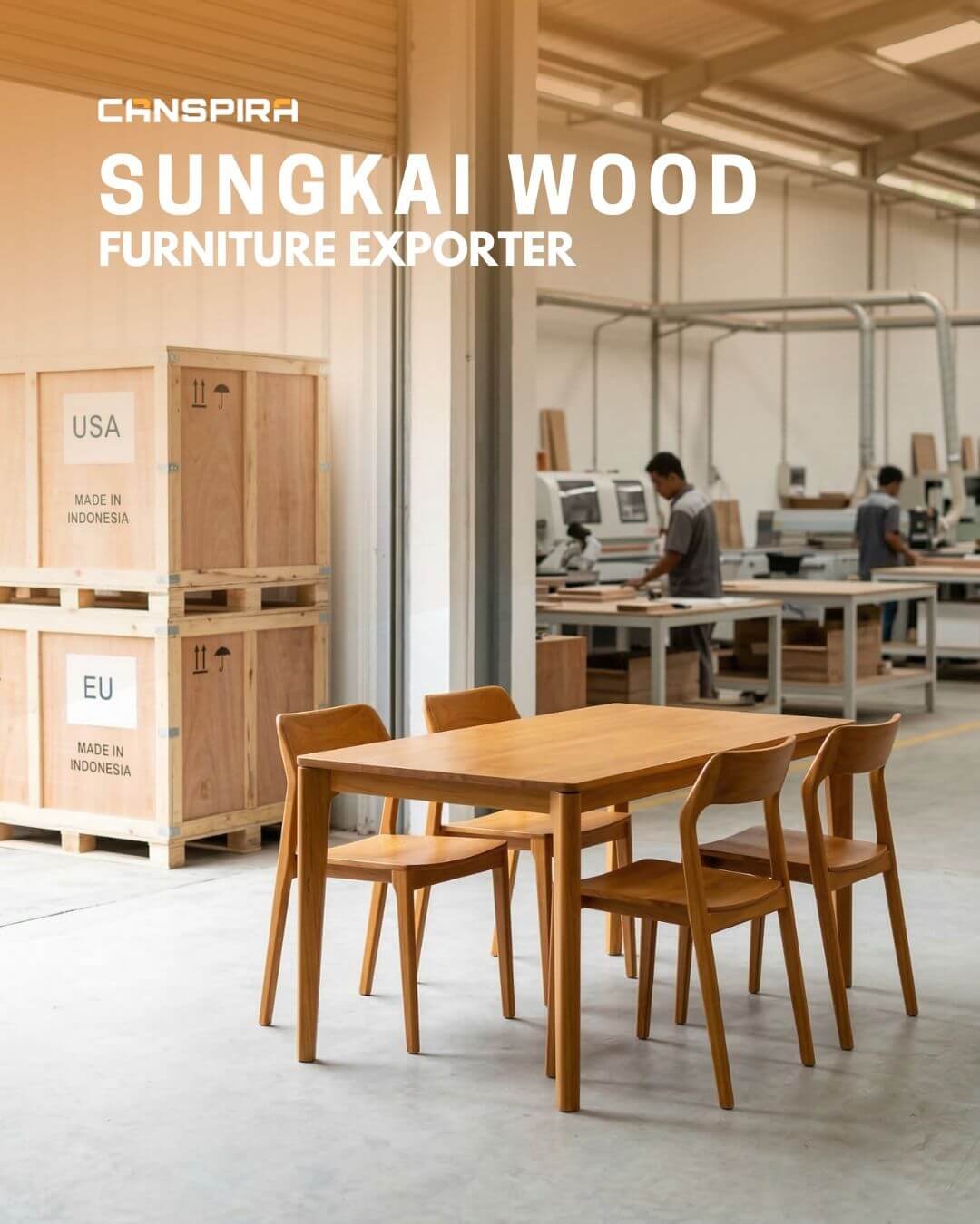 sungkai wood furniture exporter