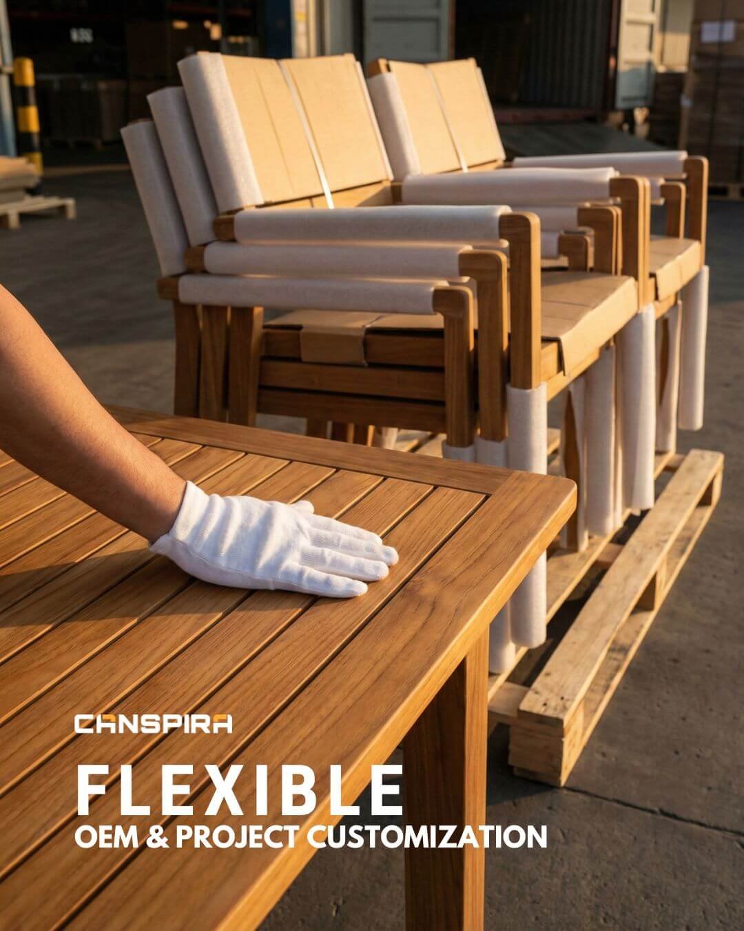 teak 4 seater patio set