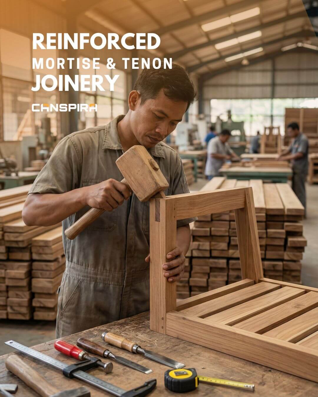 outdoor wood patio chair