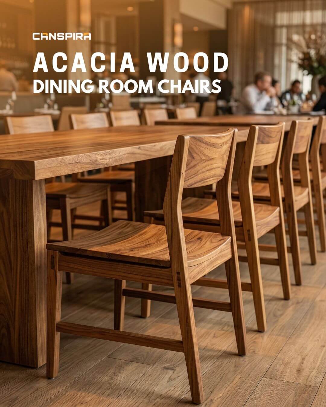 acacia wood dining room chairs