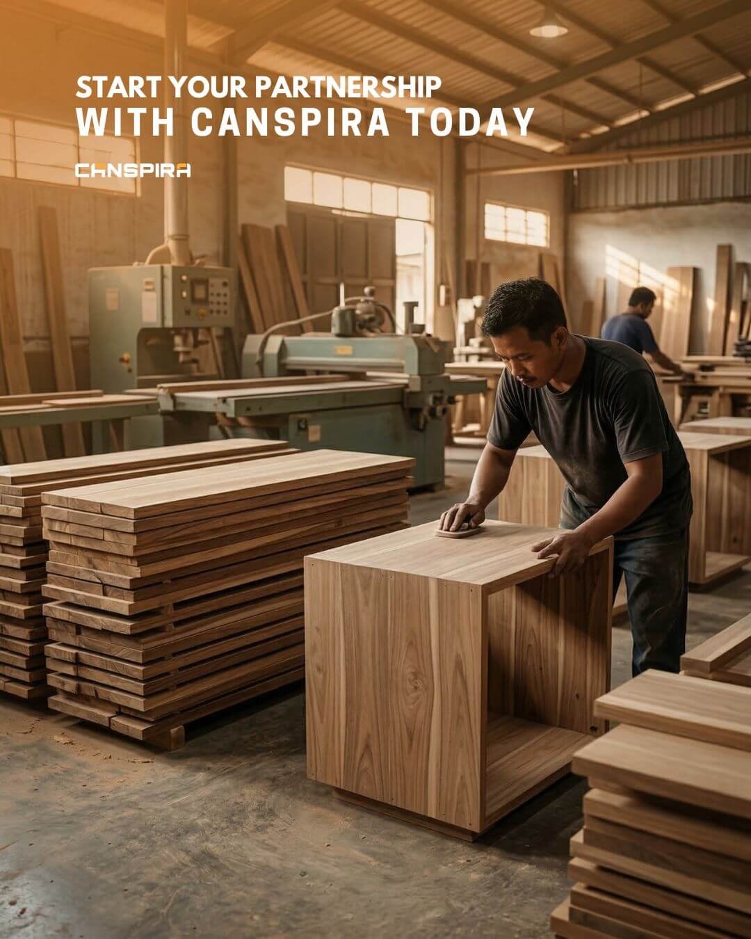 acacia bedside table