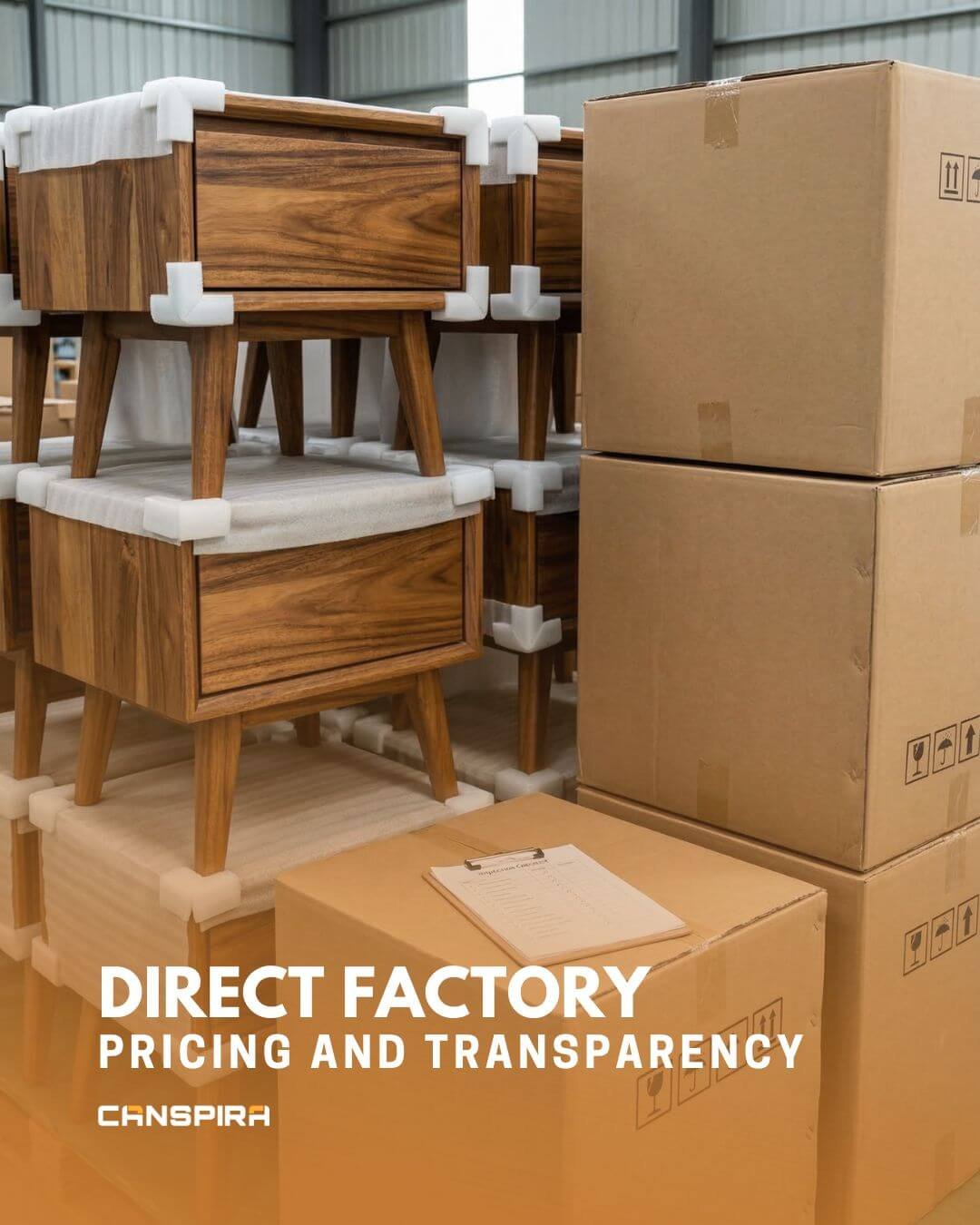 acacia wood nightstand