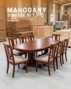 mahogany dinette set