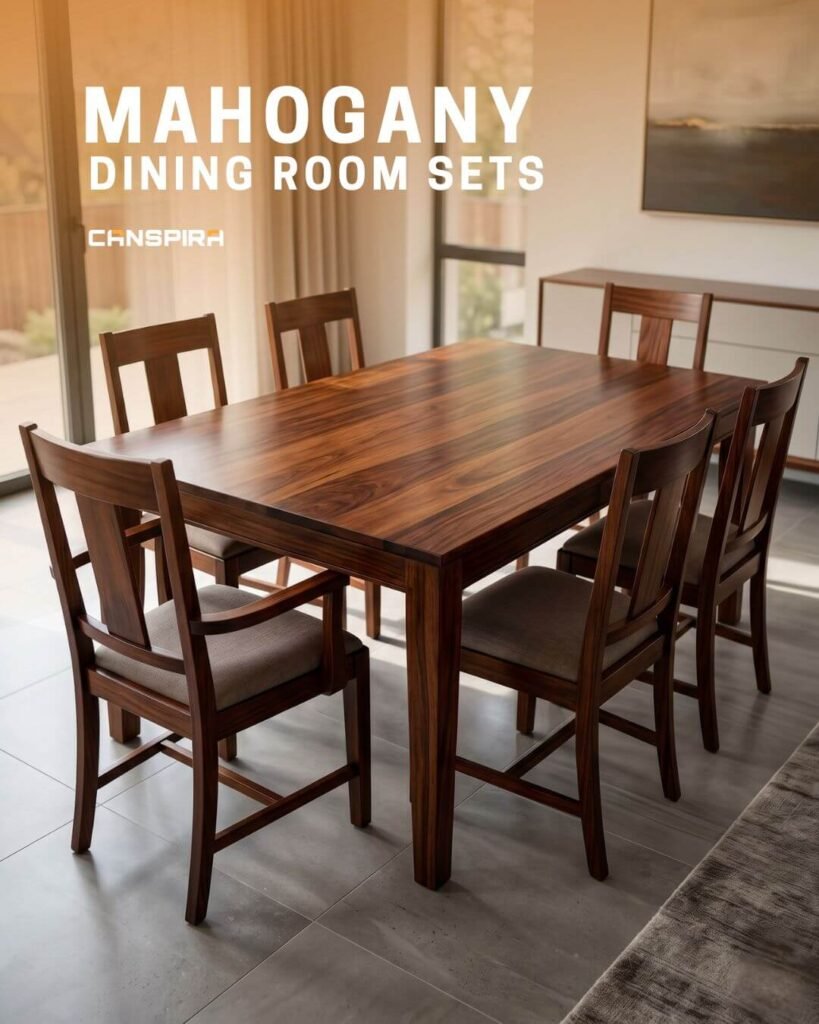 mahogany dining room sets