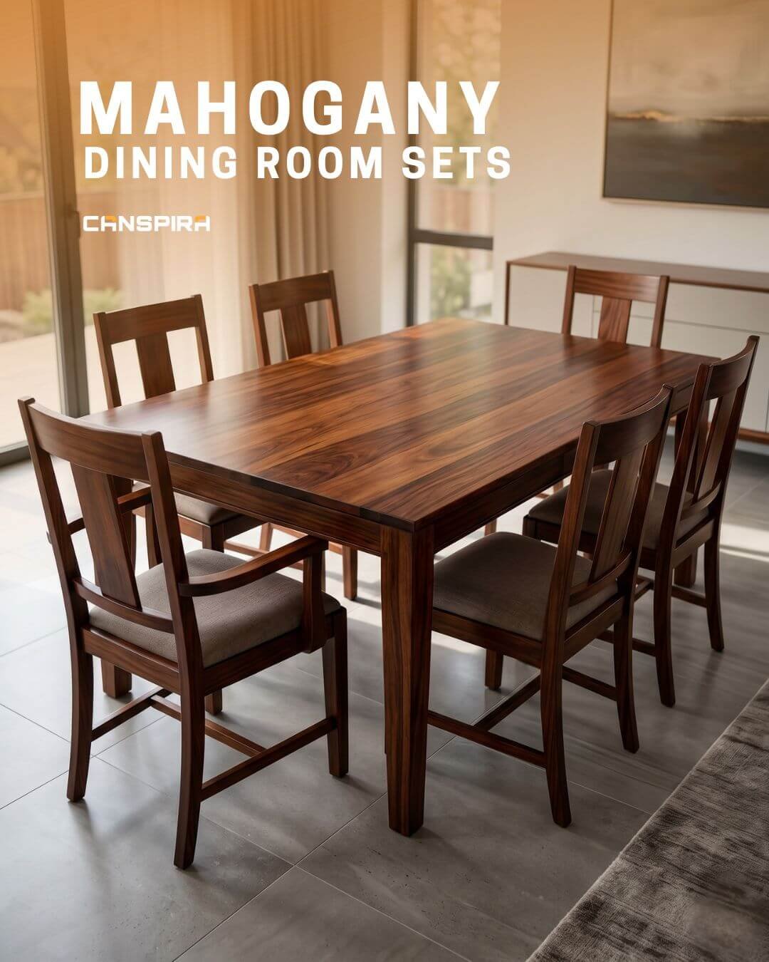 mahogany dining room sets