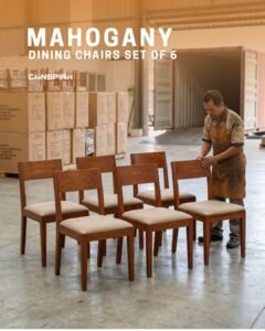 mahogany dining chairs set of 6