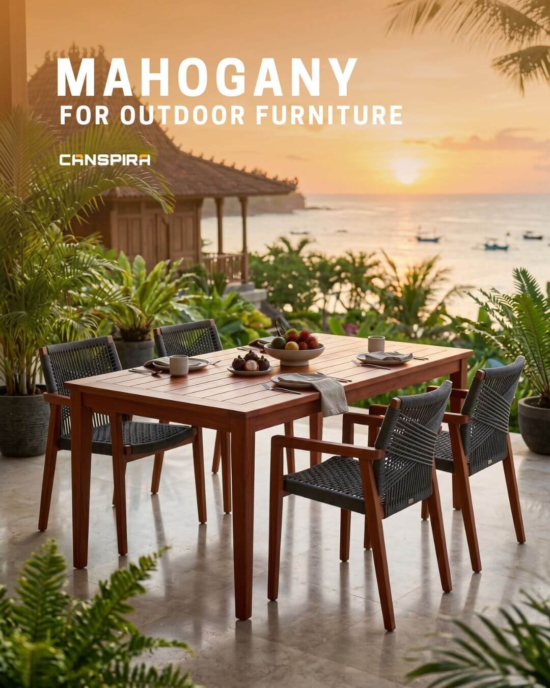 mahogany for outdoor furniture