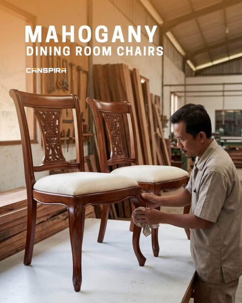mahogany dining room chairs