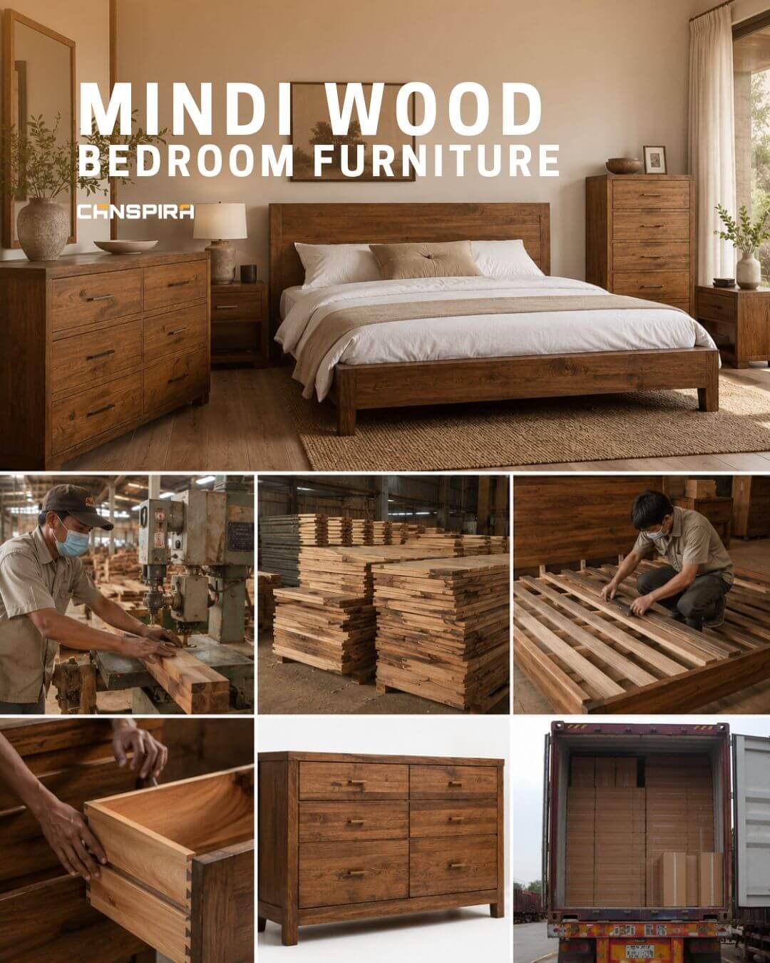mindi wood bedroom furniture
